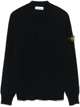 Stone Island: Поло из шерсти 