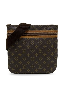 Louis Vuitton Pre-Owned: Коричневая сумка через плечо 