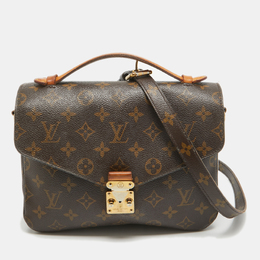 Louis Vuitton: Коричневая сумка  Pochette