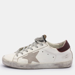 Golden Goose: Белые кроссовки  Super Star