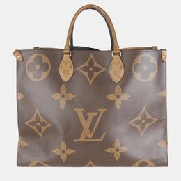 Louis Vuitton: Коричневая сумка-шоппер 