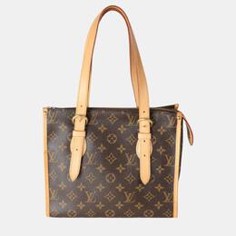 Louis Vuitton: Коричневая сумка-шоппер 
