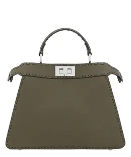 Fendi: Зелёная сумка  Peekaboo ISeeU