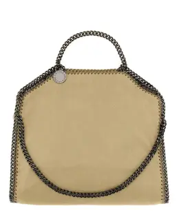 Stella McCartney: Бежевая сумка  Falabella