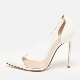 Gianvito Rossi: Белые туфли  Plexi