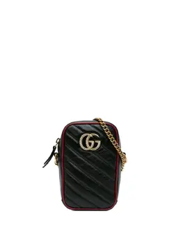 Gucci Pre-Owned: Чёрная сумка через плечо 