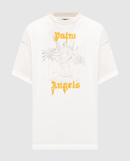 Palm Angels: Белая футболка 