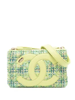 CHANEL Pre-Owned: Зелёная сумка 