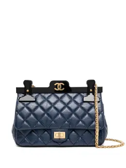 CHANEL Pre-Owned: Синяя сумка 