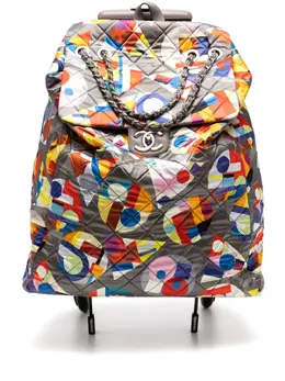 CHANEL Pre-Owned: Многоцветная сумка-шоппер 