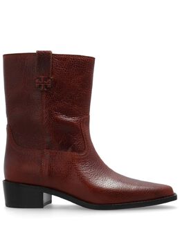 Tory Burch: Коричневые ботинки 