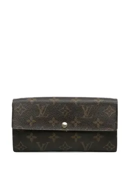 Louis Vuitton Pre-Owned: Коричневый кошелёк 