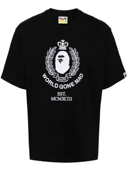 A BATHING APE®: Чёрная футболка 