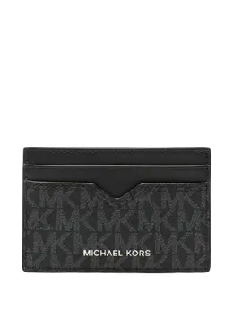 Michael Kors: Чёрный картхолдер  Hudson