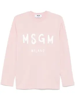 MSGM: Футболка с принтом 