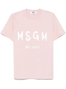 MSGM: Футболка с принтом 