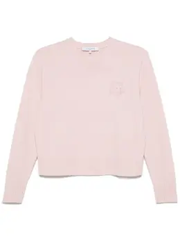 Maison Kitsuné: Светлый свитер 