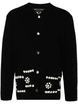 Comme des Garçons Homme Plus: Чёрный кардиган 