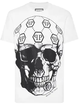 Philipp Plein: Футболка  Skull с принтом