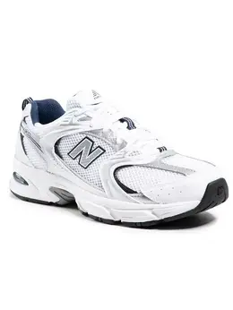 New Balance: Белые кроссовки 
