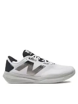 New Balance: Белые кроссовки 
