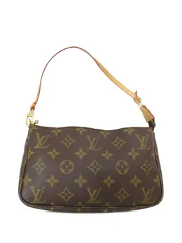 Louis Vuitton Pre-Owned: Коричневый клатч 