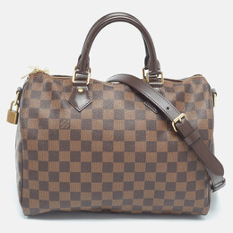 Louis Vuitton: Коричневая сумка  Speedy