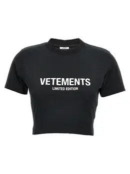 Vetements: Хлопковая футболка  Limited Edition