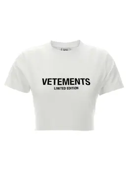 Vetements: Хлопковая футболка  Limited Edition