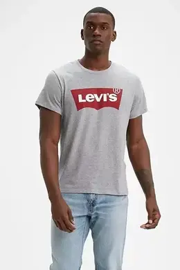 Levi's: Серая футболка 