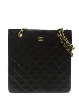 CHANEL Pre-Owned: Чёрная сумка 