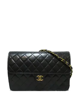 CHANEL Pre-Owned: Чёрная сумка 