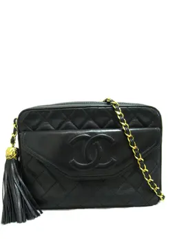 CHANEL Pre-Owned: Чёрная сумка 