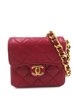 CHANEL Pre-Owned: Красная сумка через плечо 