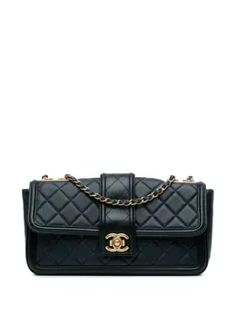 CHANEL Pre-Owned: Голубая сумка 