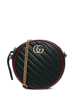 Gucci Pre-Owned: Чёрная сумка через плечо 