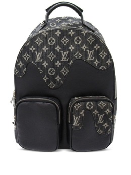 Louis Vuitton Pre-Owned: Чёрный рюкзак 