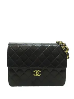 CHANEL Pre-Owned: Чёрная сумка 