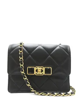 CHANEL Pre-Owned: Чёрная сумка 