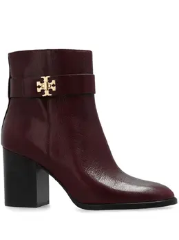 Tory Burch: Бордовые ботинки 