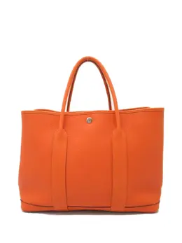 Hermès Pre-Owned: Оранжевая сумка-шоппер 