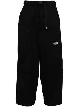 The North Face: Чёрные брюки  Logo