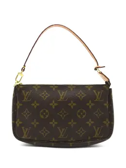 Louis Vuitton Pre-Owned: Коричневый клатч 