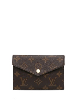 Louis Vuitton Pre-Owned: Коричневый картхолдер 