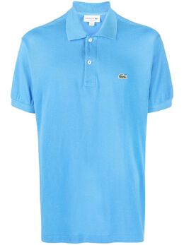 Lacoste: Голубое поло 