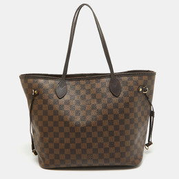 Louis Vuitton: Коричневая сумка  Neverfull MM