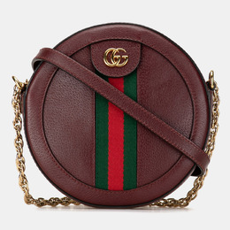 Gucci: Красная сумка через плечо  Ophidia