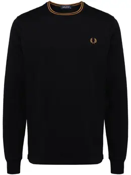 Fred Perry: Синяя футболка  Twin Tipped