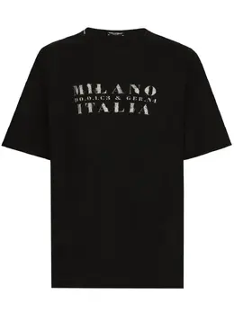 Dolce & Gabbana: Хлопковая футболка  T