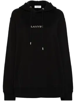 Lanvin: Чёрная толстовка 